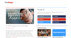 Desktop Screenshot of findhappy.com