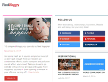 Tablet Screenshot of findhappy.com